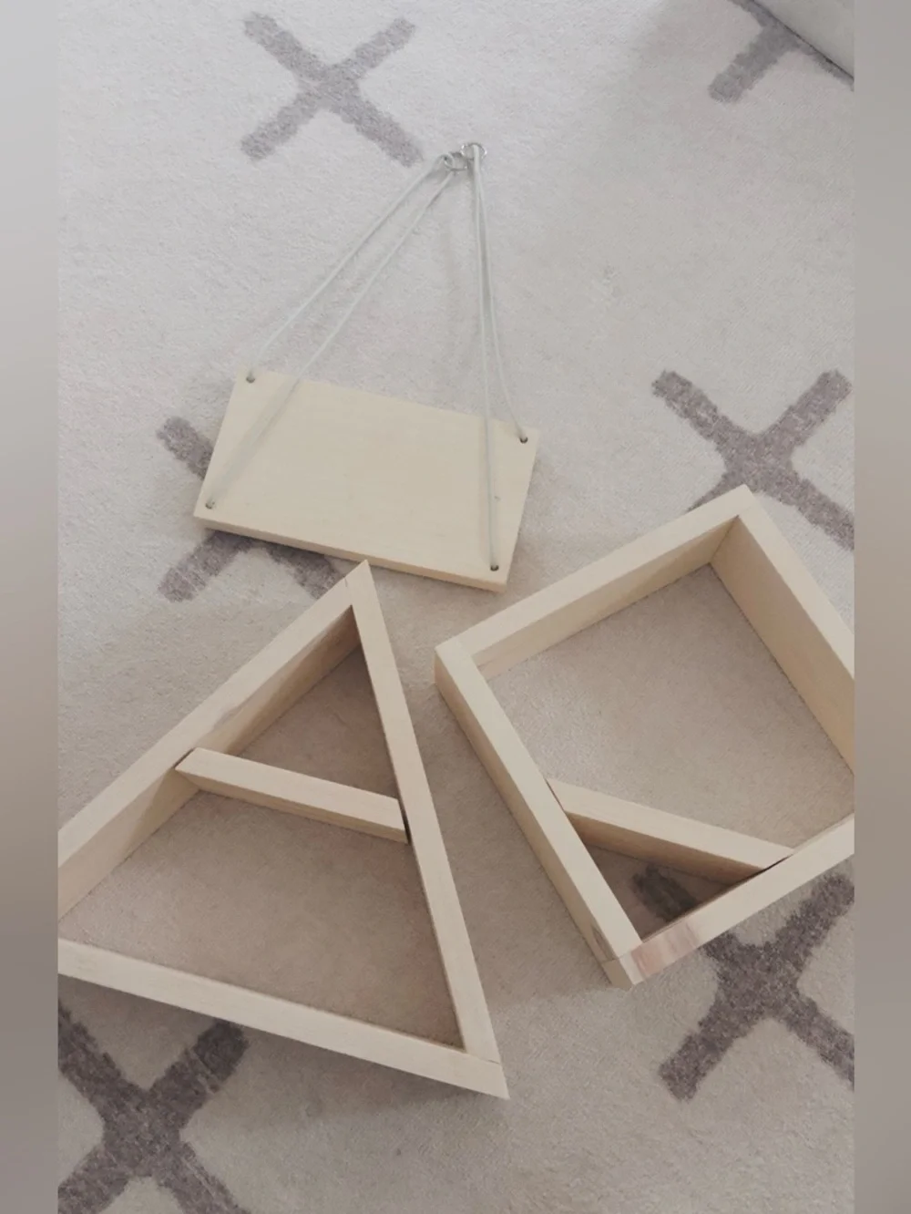 3 Wood Decorative Floating Shelves